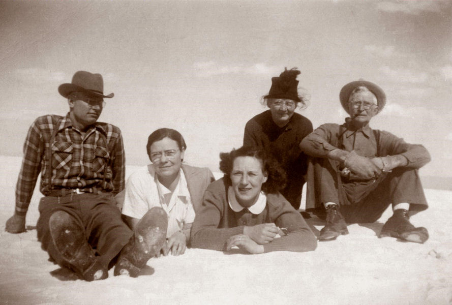 At White Sands, 1949